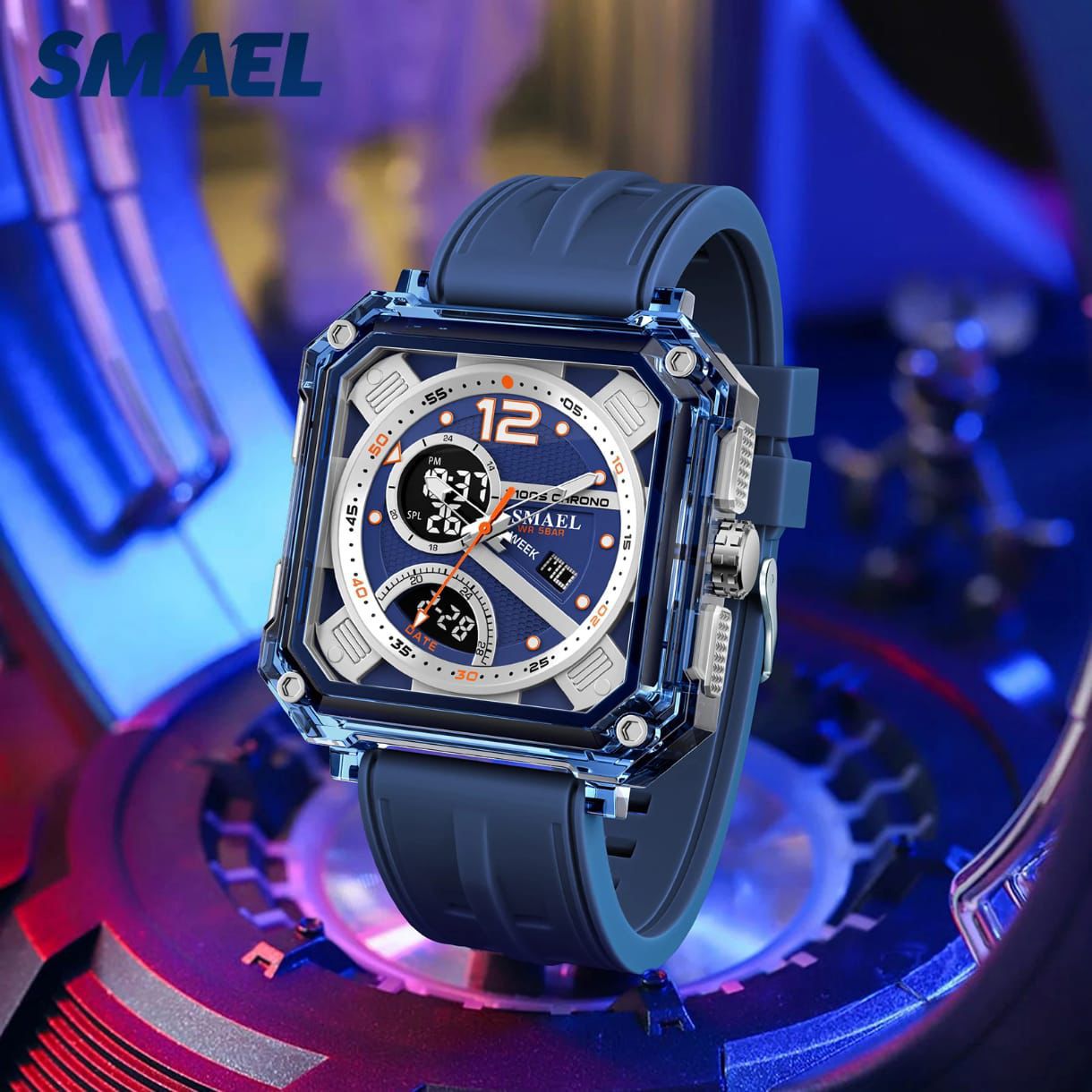 Reloj para hombre SMAEL 8121 + estuche protector