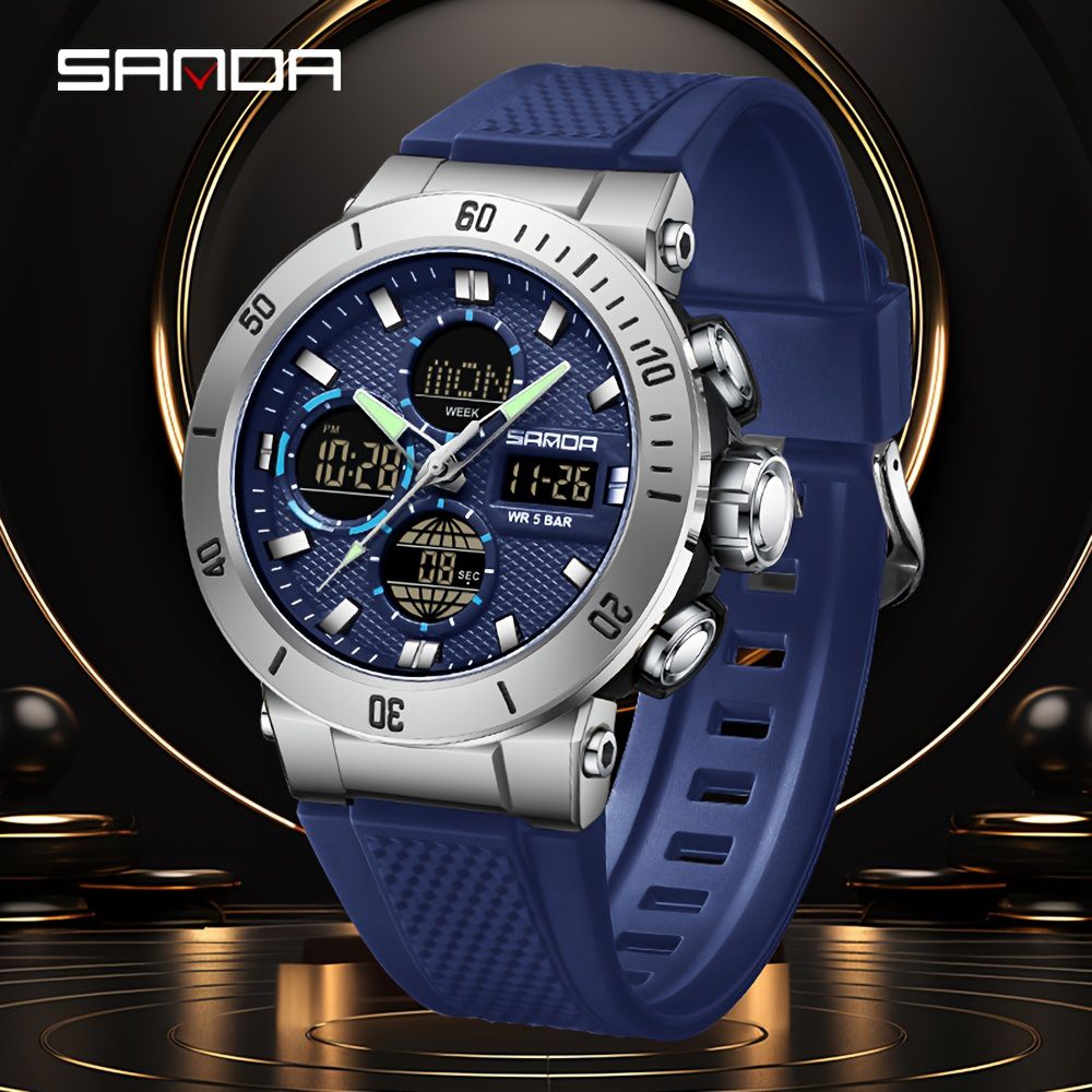 Reloj para hombre SANDA 6191 + Estuche protector