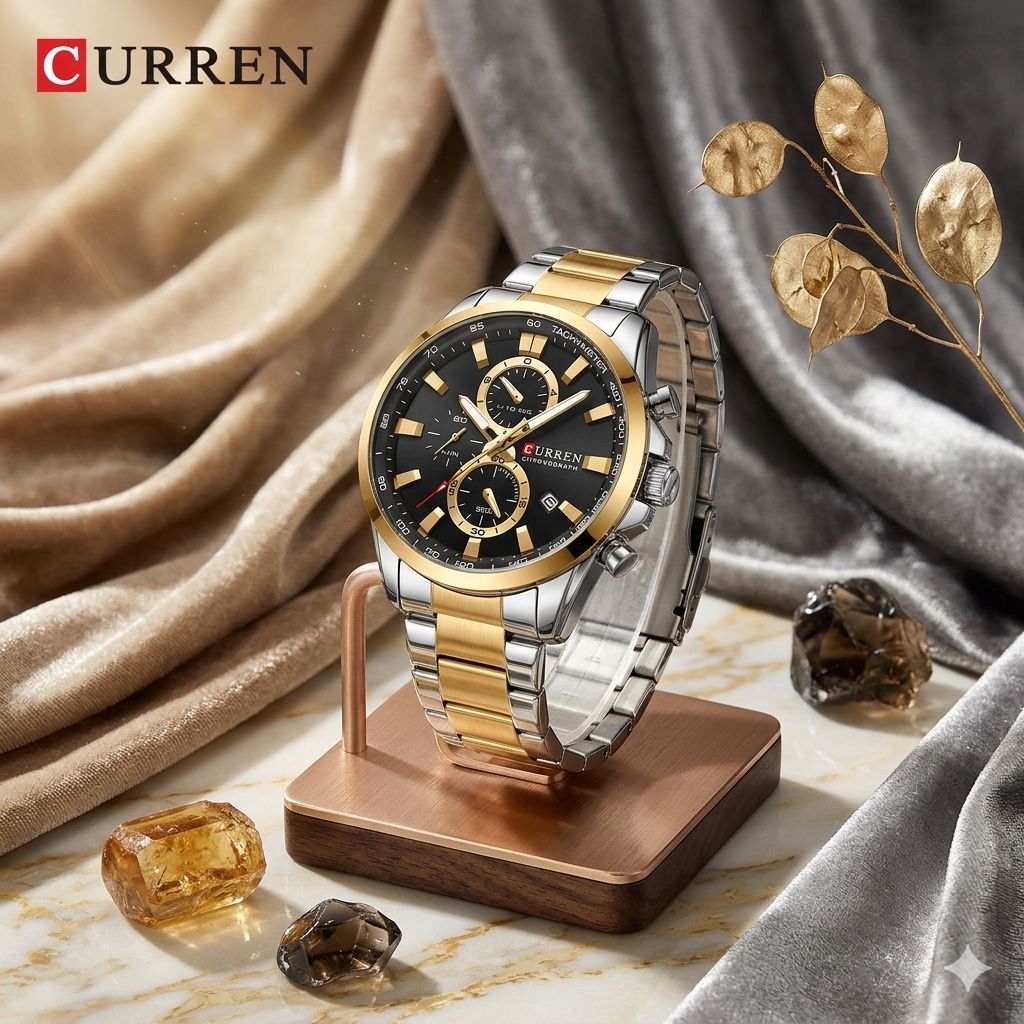 Reloj para hombre CURREN 8445 + estuche protector