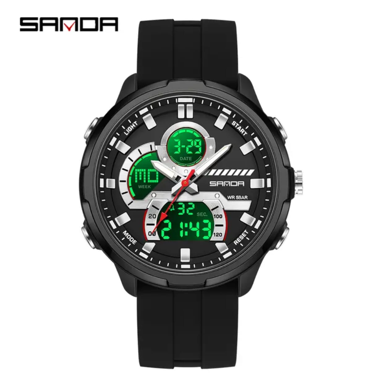 Reloj para hombre SANDA 9077 + Estuche protector