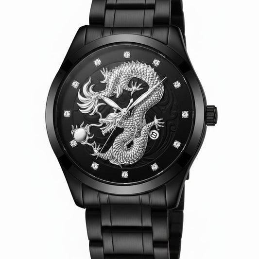 Reloj para hombre CASSRAY edición dragón + estuche protector