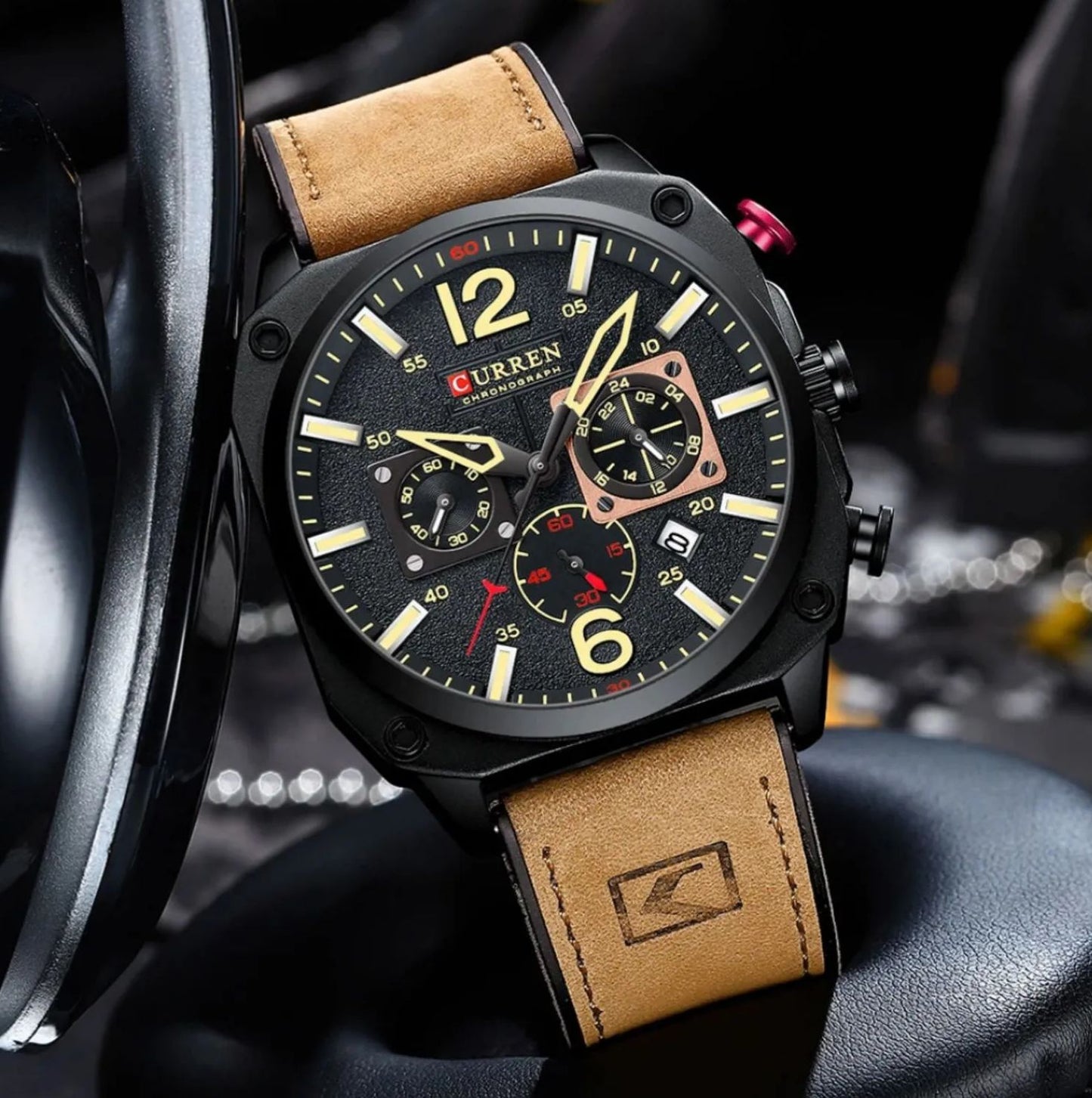 Reloj para hombre CURREN 8398 + Estuche protector