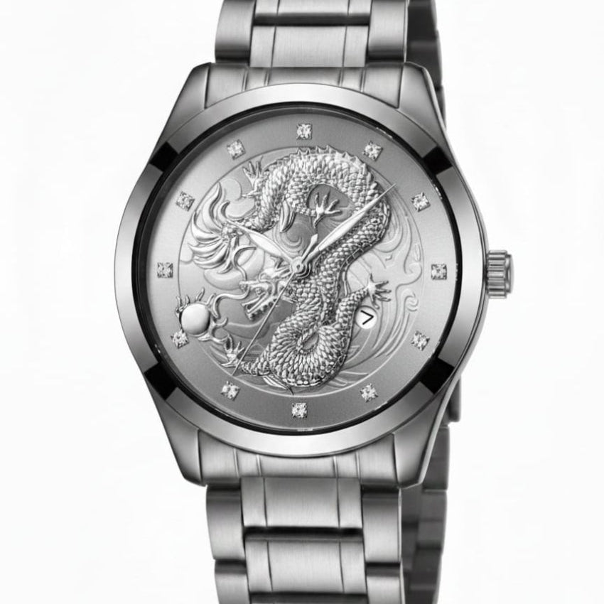 Reloj para hombre CASSRAY edición dragón + estuche protector
