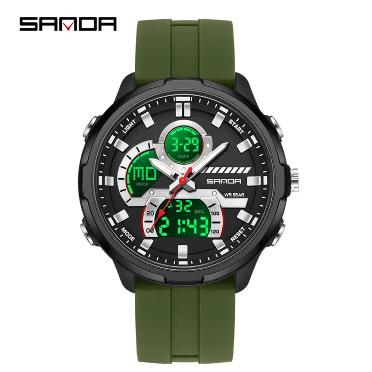 Reloj para hombre SANDA 9077 + Estuche protector