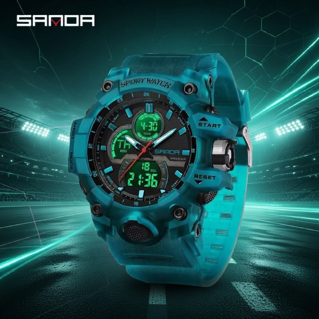 SANDA Sport Watch – Reloj Deportivo Hombre Digital Analógico