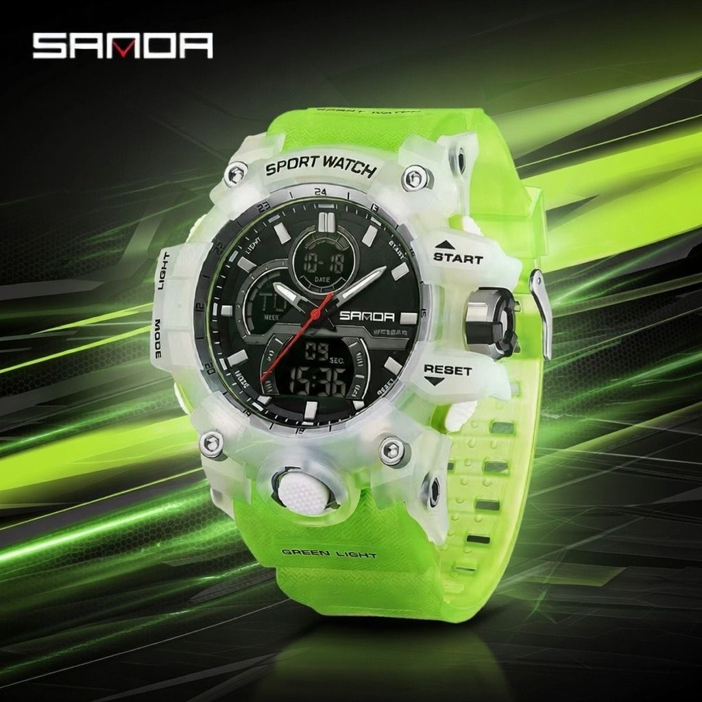 SANDA Sport Watch – Reloj Deportivo Hombre Digital Analógico
