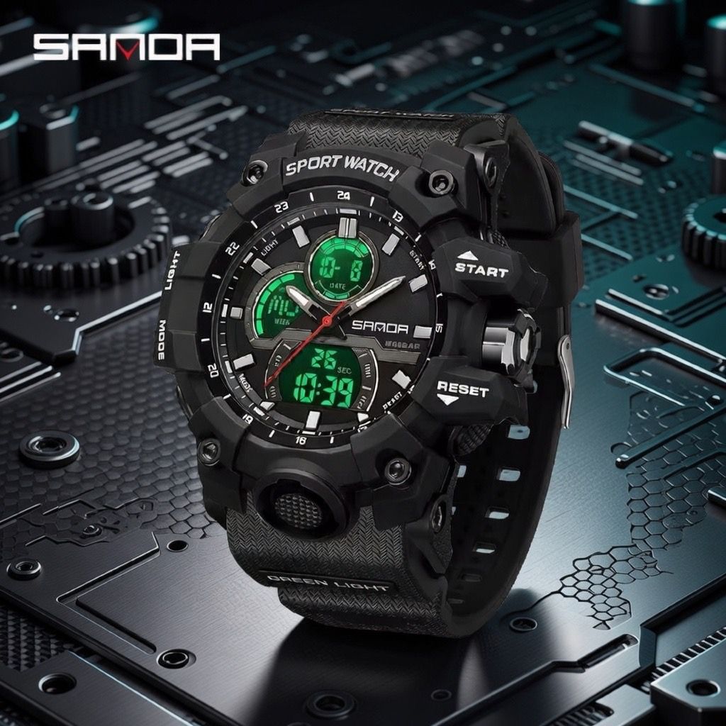 SANDA Sport Watch – Reloj Deportivo Hombre Digital Analógico