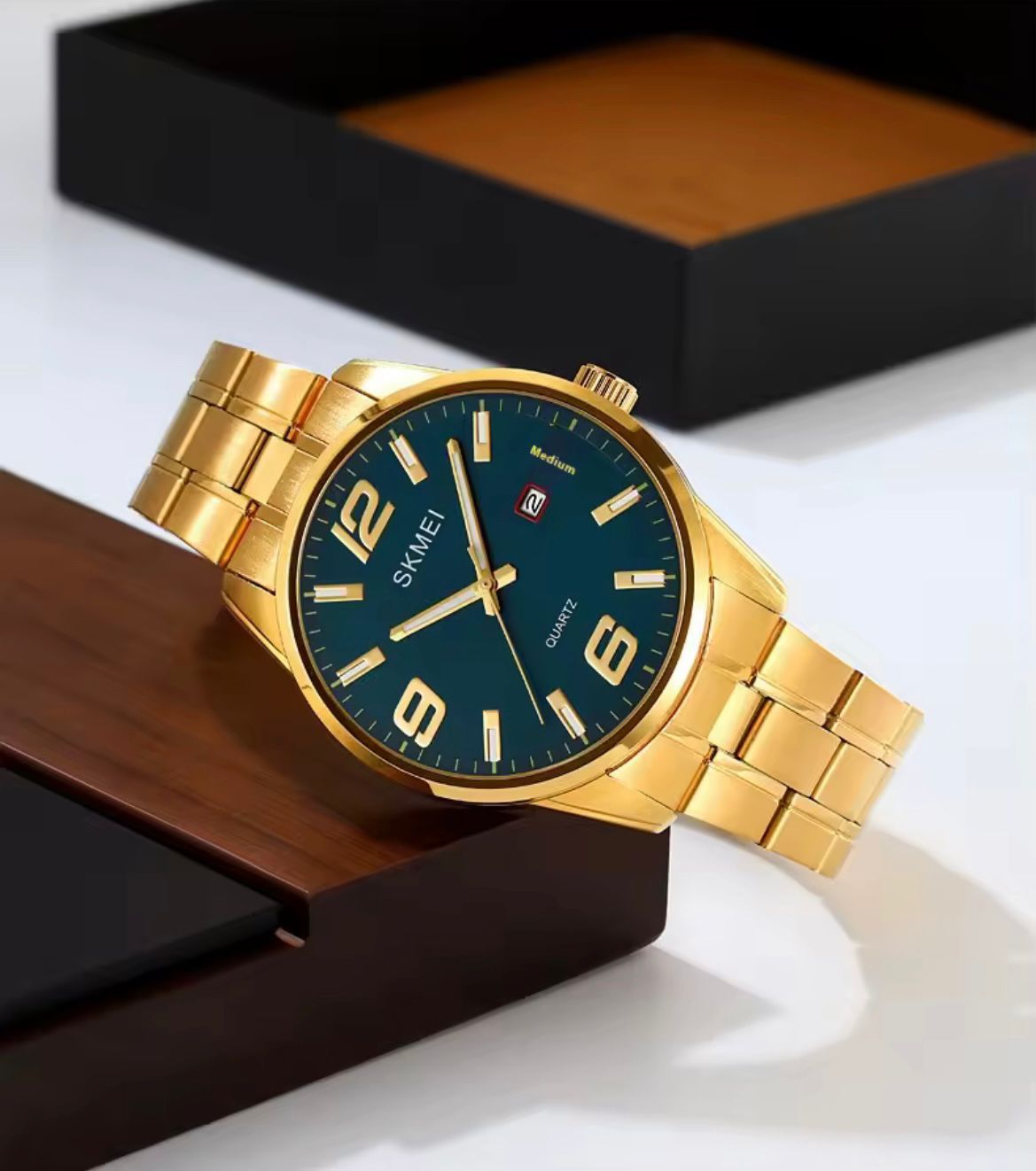 SKMEI Quartz – Reloj Clásico Hombre Acero Inoxidable