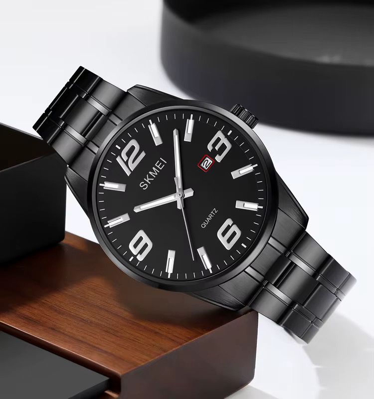 SKMEI Quartz – Reloj Clásico Hombre Acero Inoxidable