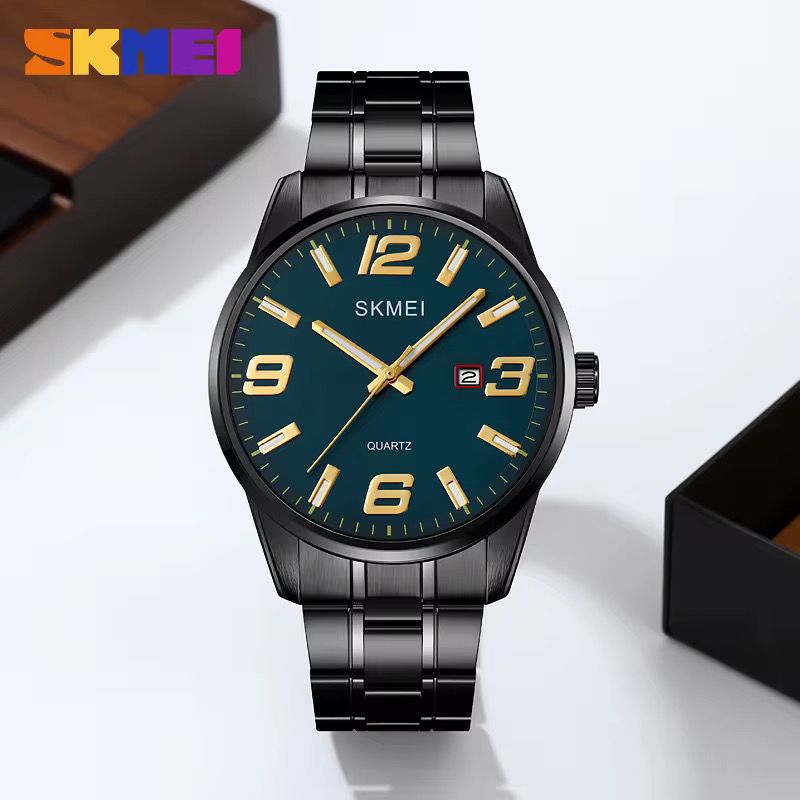 SKMEI Quartz – Reloj Clásico Hombre Acero Inoxidable