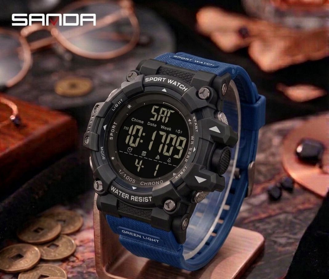 SANDA Sport Watch Digital - a prueba de golpes y caídas, shockproof y fallproof