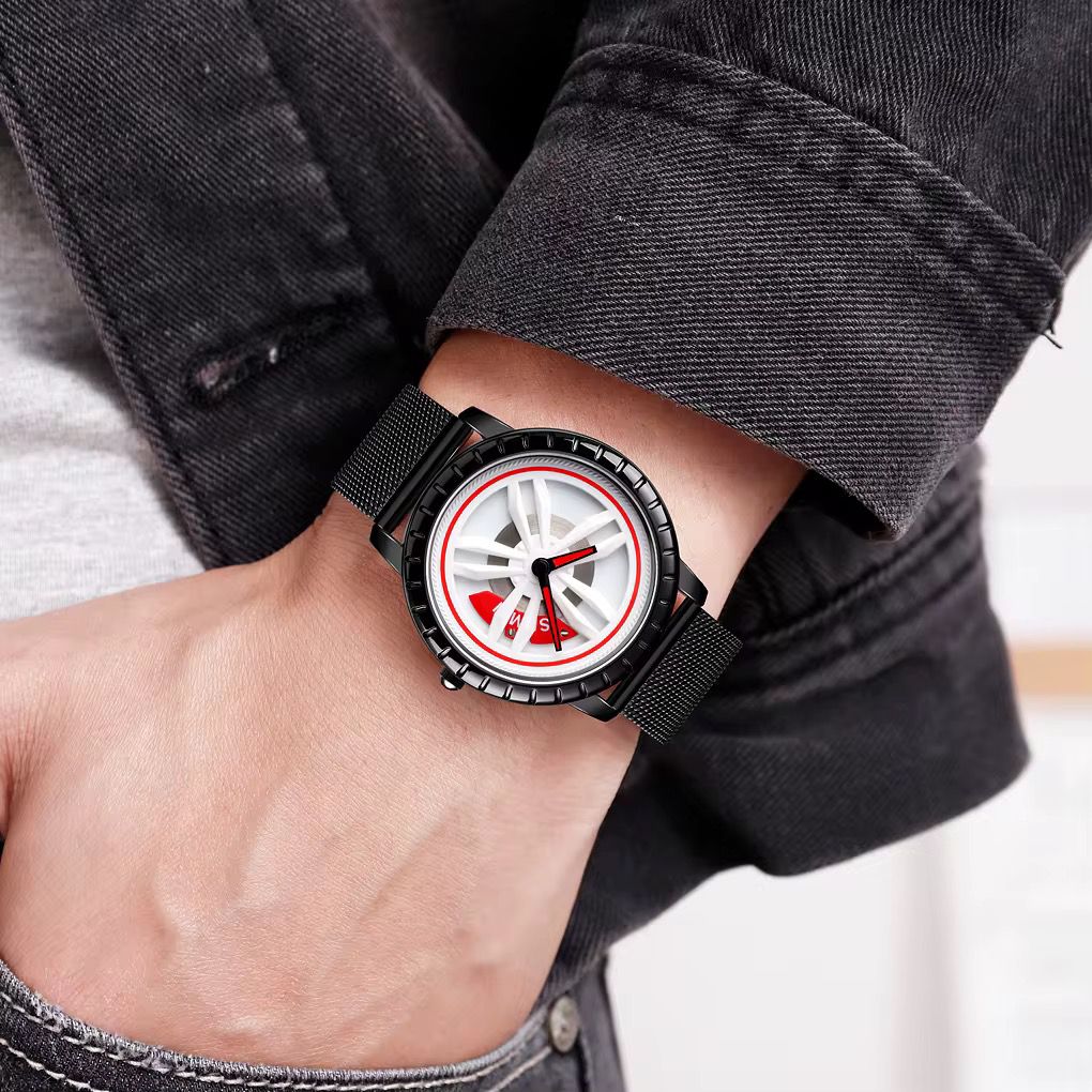 Reloj Rin Giratorio Racing - vista en muñeca lateral