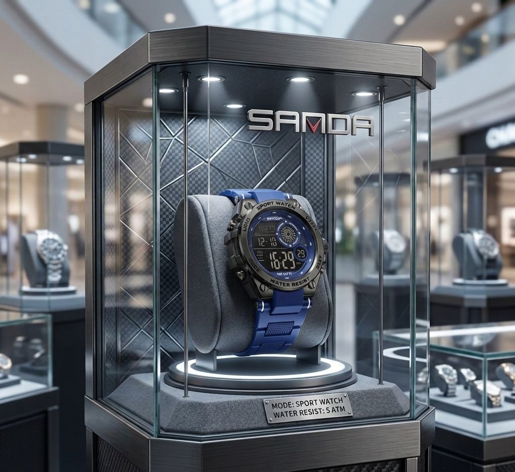 SANDA Tactical Pro Digital - 4 colores: Azul, Verde Militar, Turquesa, Negro
