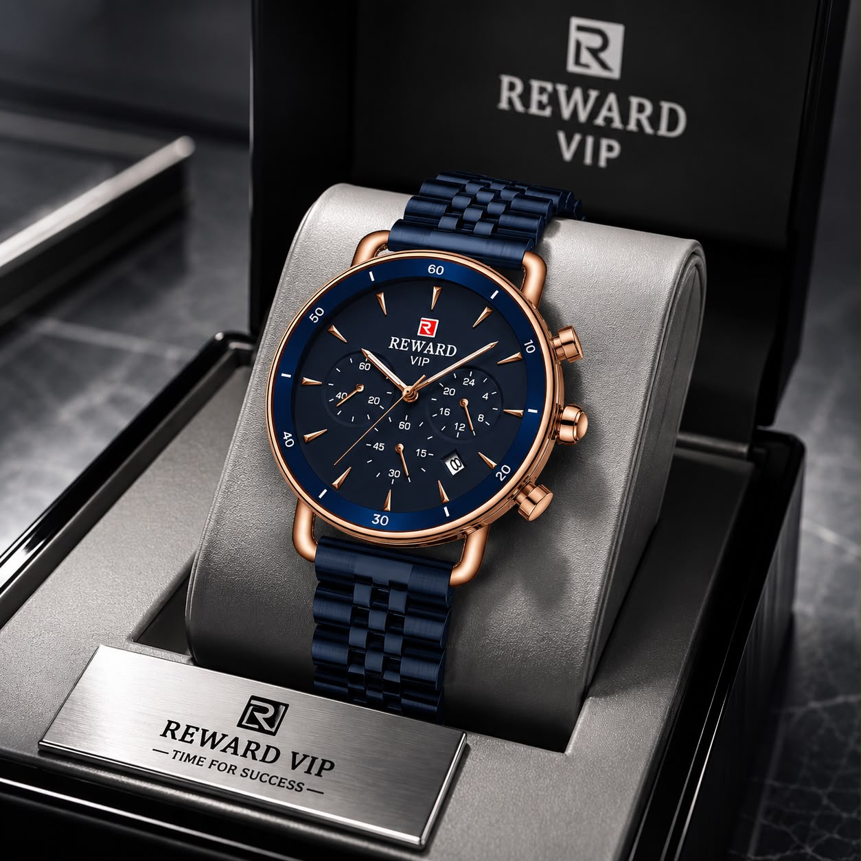 REWARD VIP RD81046M - Los tres modelos en caja de presentación