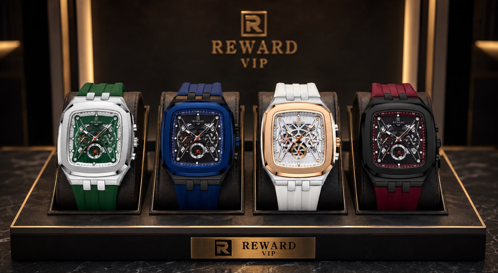 REWARD VIP Cronógrafo Esqueleto – Vista general colección